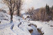 Romantische Winterlandschaft Walter Moras